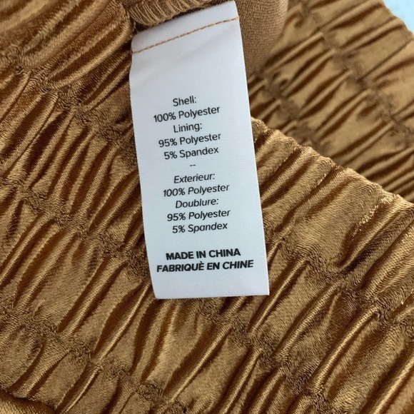 CINQ A SEPT Kylie Satin High-Rise Pants: Cinnamon - Picture 15 of 16